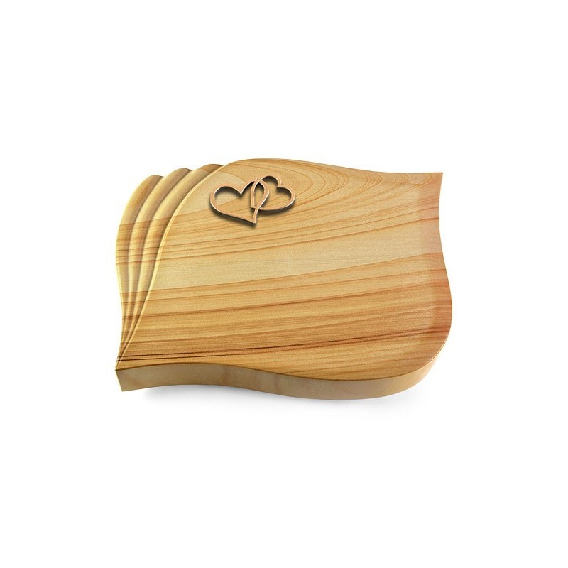 Grabstein Eterna/Woodland Herzen (Bronze)