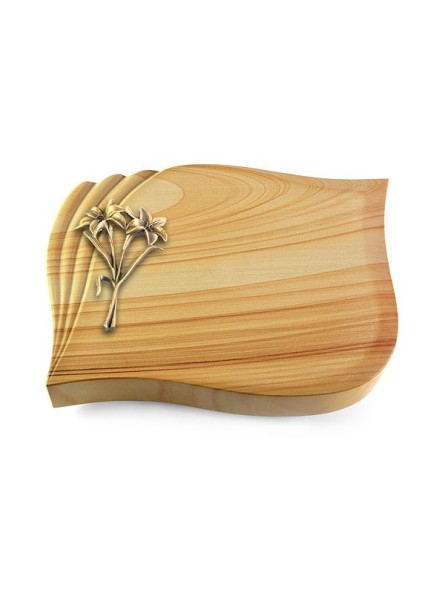 Grabstein Eterna/Woodland Lilie (Bronze)