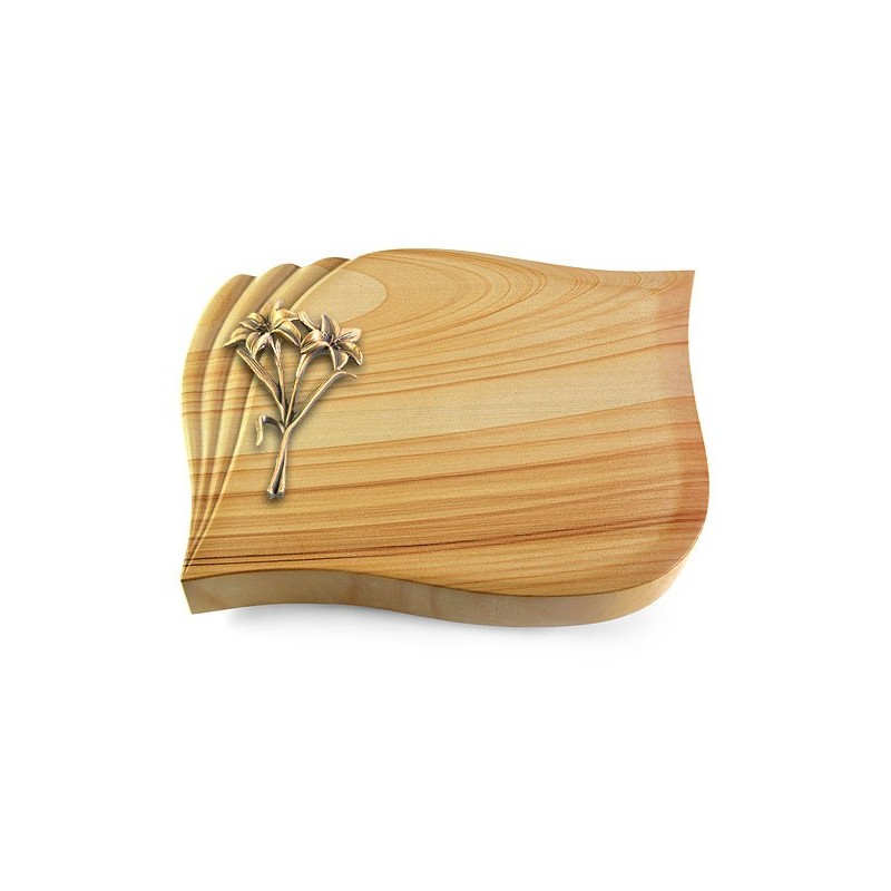 Grabstein Eterna/Woodland Lilie (Bronze)