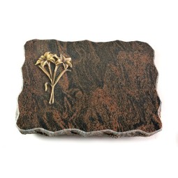 Grabplatte Barap Pure Lilie (Bronze)