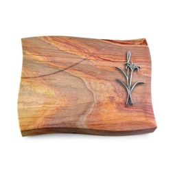 Grabstein Firenze/Rainbow Lilienzweig (Alu)