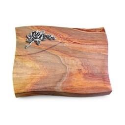 Grabstein Firenze/Rainbow Rose 1 (Alu)