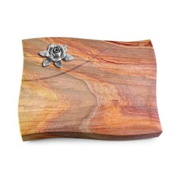 Grabstein Firenze/Rainbow Rose 4 (Alu)