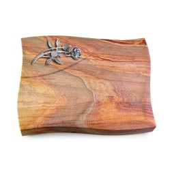 Grabstein Firenze/Rainbow Rose 6 (Alu)