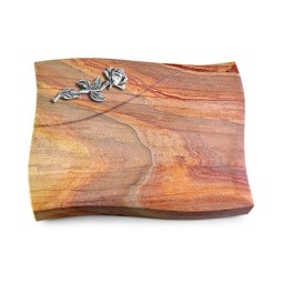 Grabstein Firenze/Rainbow Rose 7 (Alu)