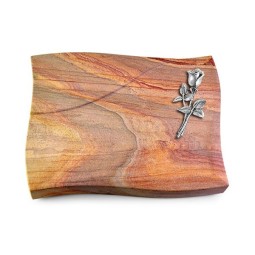 Grabstein Firenze/Rainbow Rose 8 (Alu)