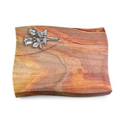 Grabstein Firenze/Rainbow Rose 11 (Alu)