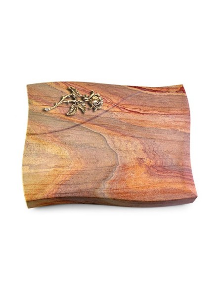 Grabstein Firenze/Rainbow Rose 2 (Bronze)