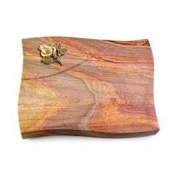 Grabstein Firenze/Rainbow Rose 3 (Bronze)