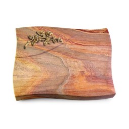 Grabstein Firenze/Rainbow Rose 5 (Bronze)