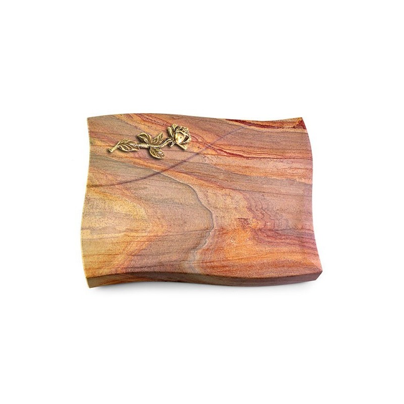 Grabstein Firenze/Rainbow Rose 7 (Bronze)