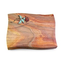 Grabstein Firenze/Rainbow Rose 2 (Color)