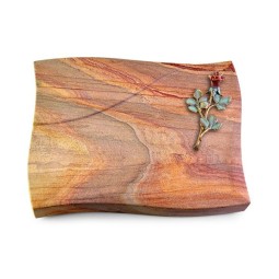 Grabstein Firenze/Rainbow Rose 7 (Color)