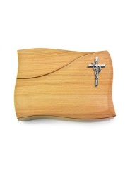 Grabstein Firenze/Woodland Kreuz/Ähren (Alu)