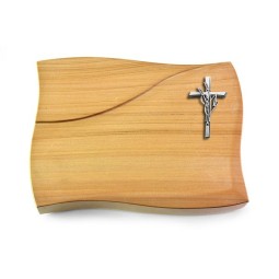 Grabstein Firenze/Woodland Kreuz/Ähren (Alu)