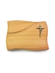 Grabstein Firenze/Woodland Kreuz/Ähren (Bronze)