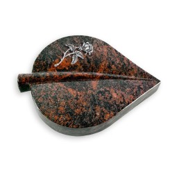 Grabstein Folia/Aruba Rose 2 (Alu)