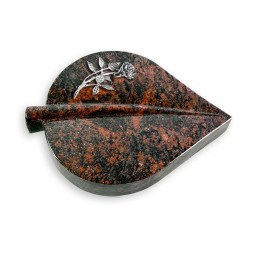 Grabstein Folia/Aruba Rose 6 (Alu)