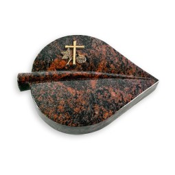 Grabstein Folia/Aruba Kreuz 1 (Bronze)