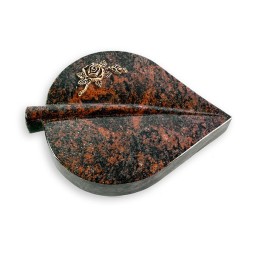 Grabstein Folia/Aruba Rose 1 (Bronze)