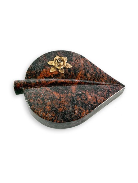 Grabstein Folia/Aruba Rose 4 (Bronze)