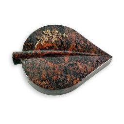 Grabstein Folia/Aruba Rose 5 (Bronze)