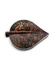 Grabstein Folia/Aruba Rose 6 (Bronze)