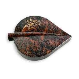 Grabstein Folia/Aruba Rose 6 (Bronze)