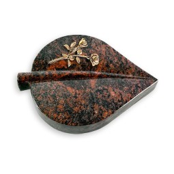 Grabstein Folia/Aruba Rose 10 (Bronze)