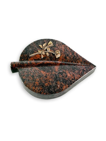 Grabstein Folia/Aruba Rose 10 (Bronze)