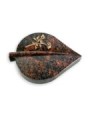Grabstein Folia/Aruba Rose 10 (Bronze)