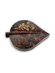 Grabstein Folia/Aruba Rose 13 (Bronze)
