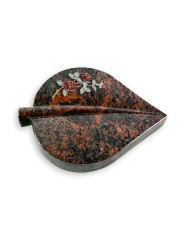 Grabstein Folia/Aruba Rose 3 (Color)