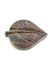 Grabstein Folia/Himalaya Rose 2 (Alu)