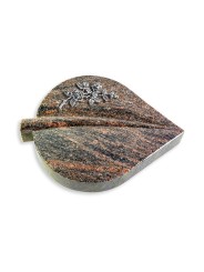 Grabstein Folia/Himalaya Rose 5 (Alu)