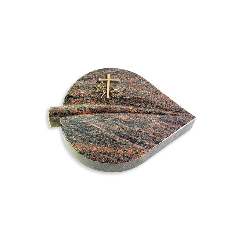 Grabstein Folia/Himalaya Kreuz 1 (Bronze)