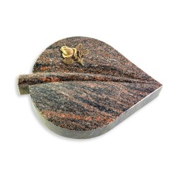 Grabstein Folia/Himalaya Rose 3 (Bronze)