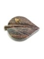 Grabstein Folia/Himalaya Rose 3 (Bronze)