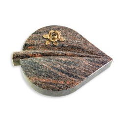 Grabstein Folia/Himalaya Rose 4 (Bronze)