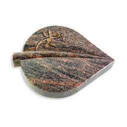 Grabstein Folia/Himalaya Rose 6 (Bronze)