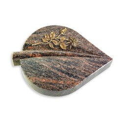 Grabstein Folia/Himalaya Rose 13 (Bronze)