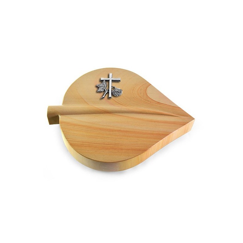 Grabstein Folia/Woodland Kreuz 1 (Alu)
