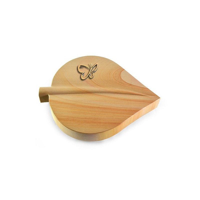 Grabstein Folia/Woodland Papillon (Bronze)