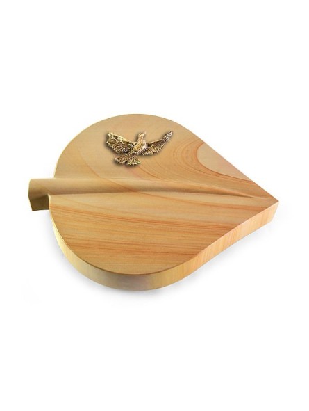 Grabstein Folia/Woodland Taube (Bronze)