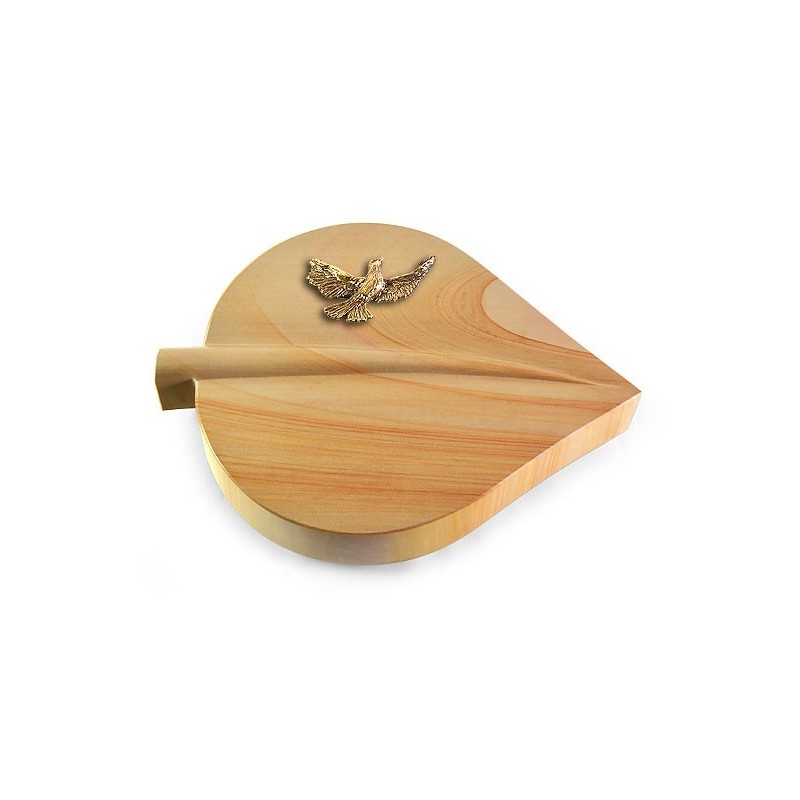 Grabstein Folia/Woodland Taube (Bronze)