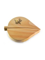 Grabstein Folia/Woodland Rose 3 (Bronze)