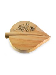 Grabstein Folia/Woodland Rose 13 (Bronze)