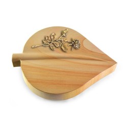 Grabstein Folia/Woodland Rose 13 (Bronze)