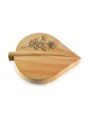 Grabstein Folia/Woodland Rose 13 (Bronze)