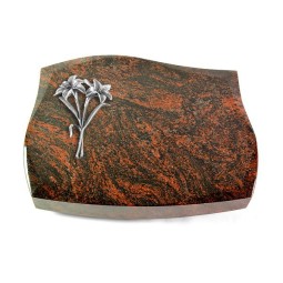 Grabstein Galaxie/Aruba Lilie (Alu)